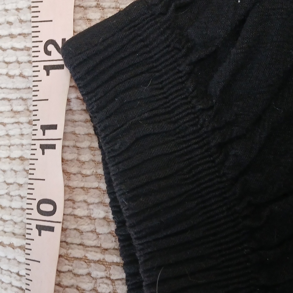 Women's Cropped 100% Cotton Capri NWT BLACK - Picture 8 of 10